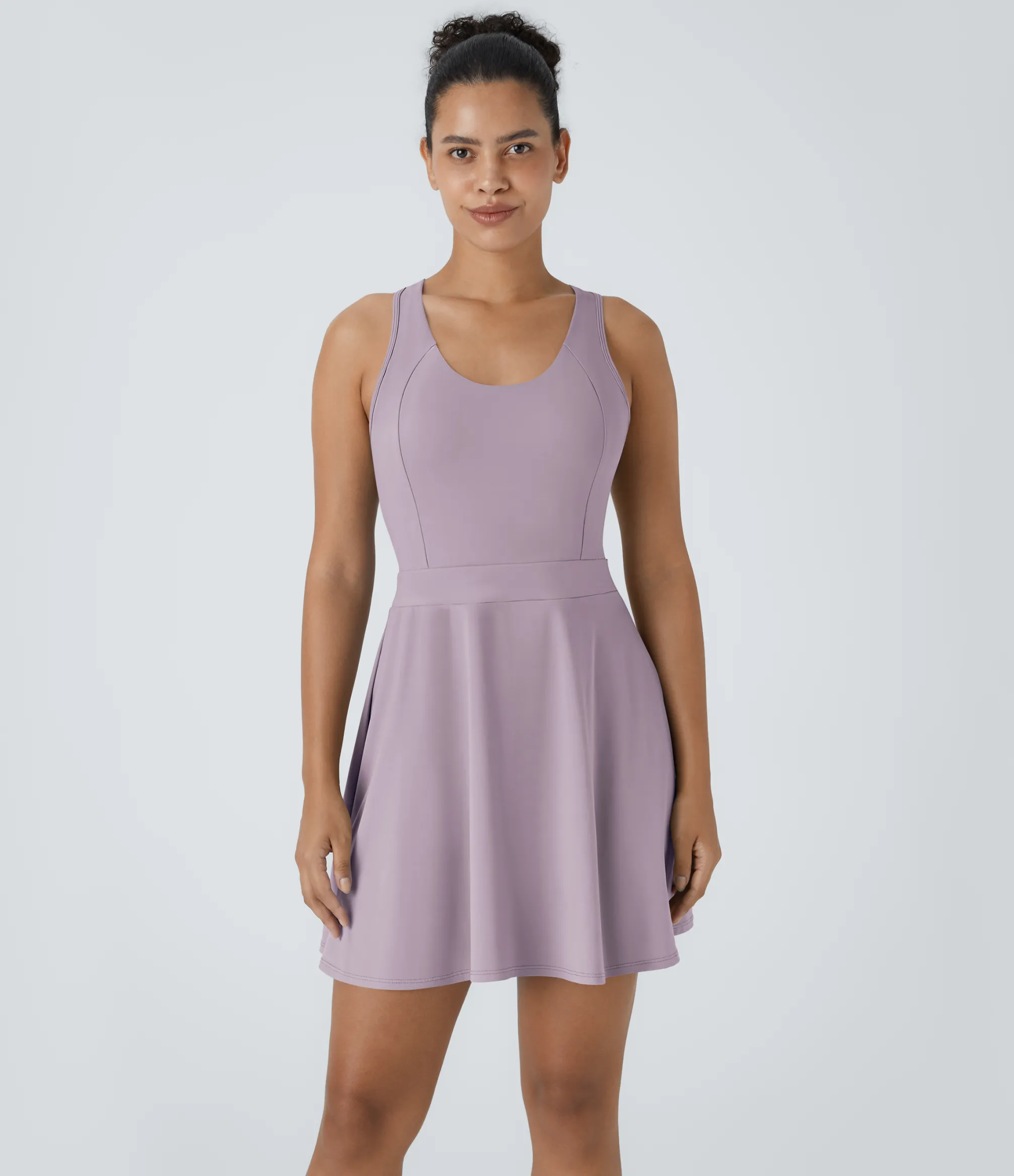 Mini Dresses|Active Dresses<HALARA Backless Racerback Flare Mini Golf Active Dress