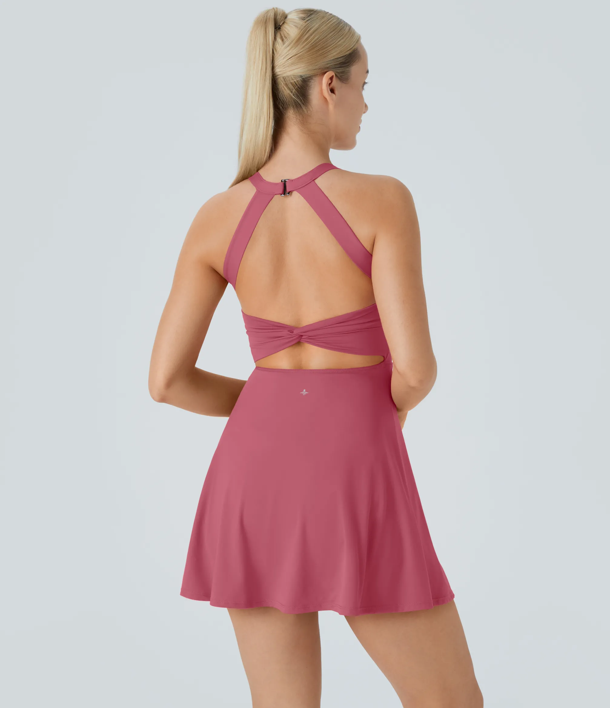 Mini Dresses|Active Dresses<HALARA Backless Twisted Active Dress