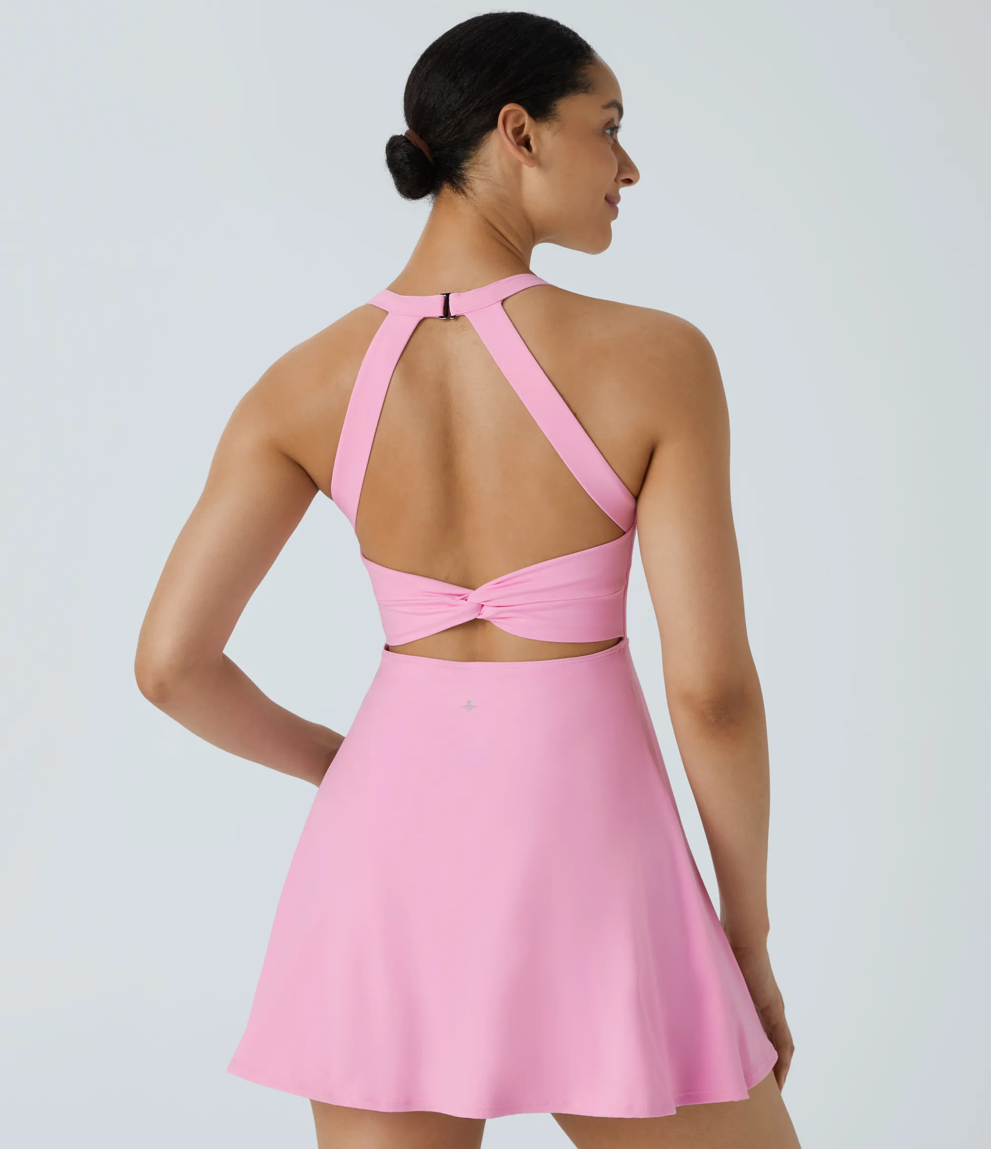 Mini Dresses|Active Dresses<HALARA Backless Twisted Active Dress
