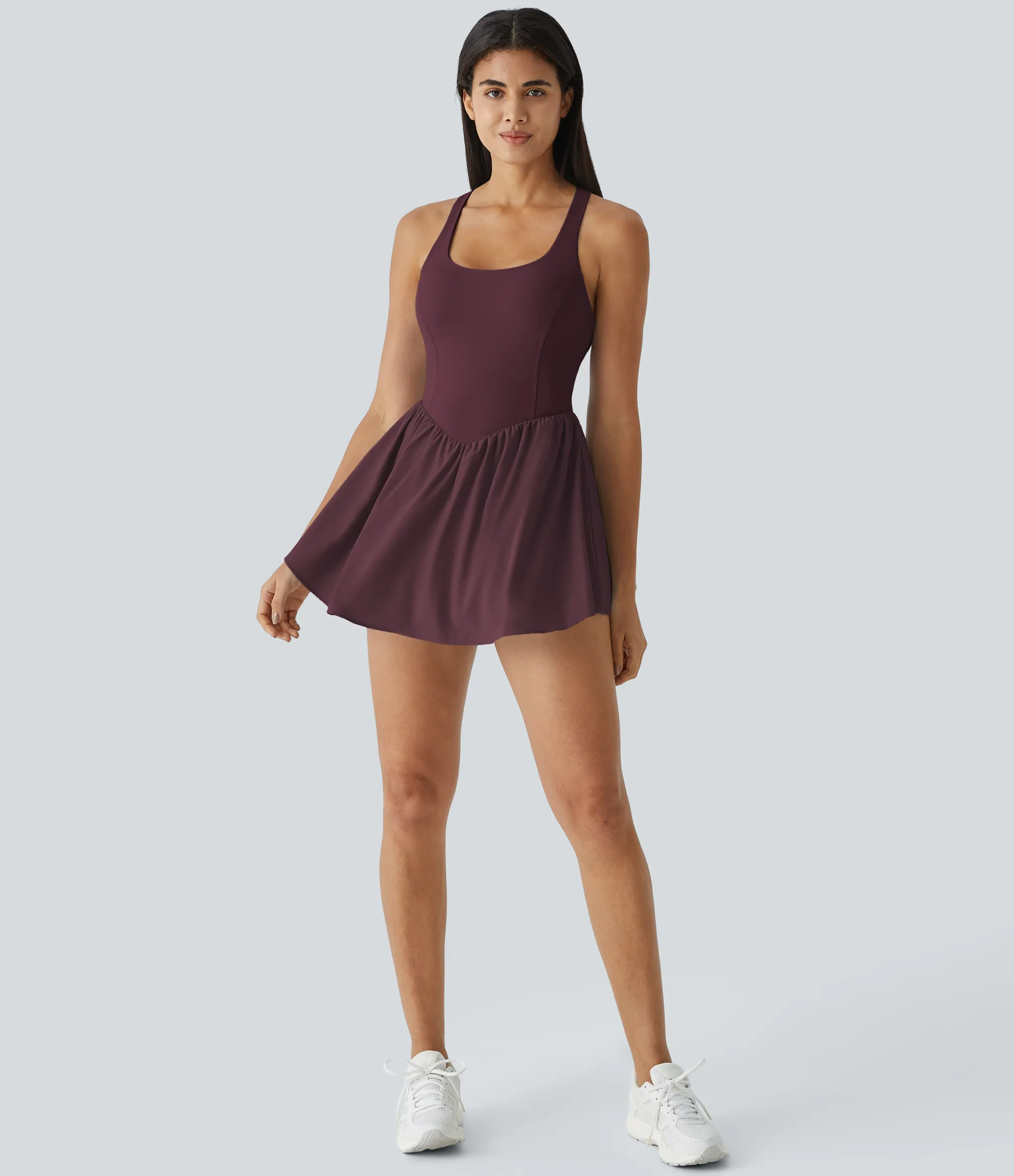 Flowy Dresses|Mini Dresses<HALARA Breezeful™ Corset 2-in-1 Pocket Mini Quick Dry Flowy Pickleball Active Dress