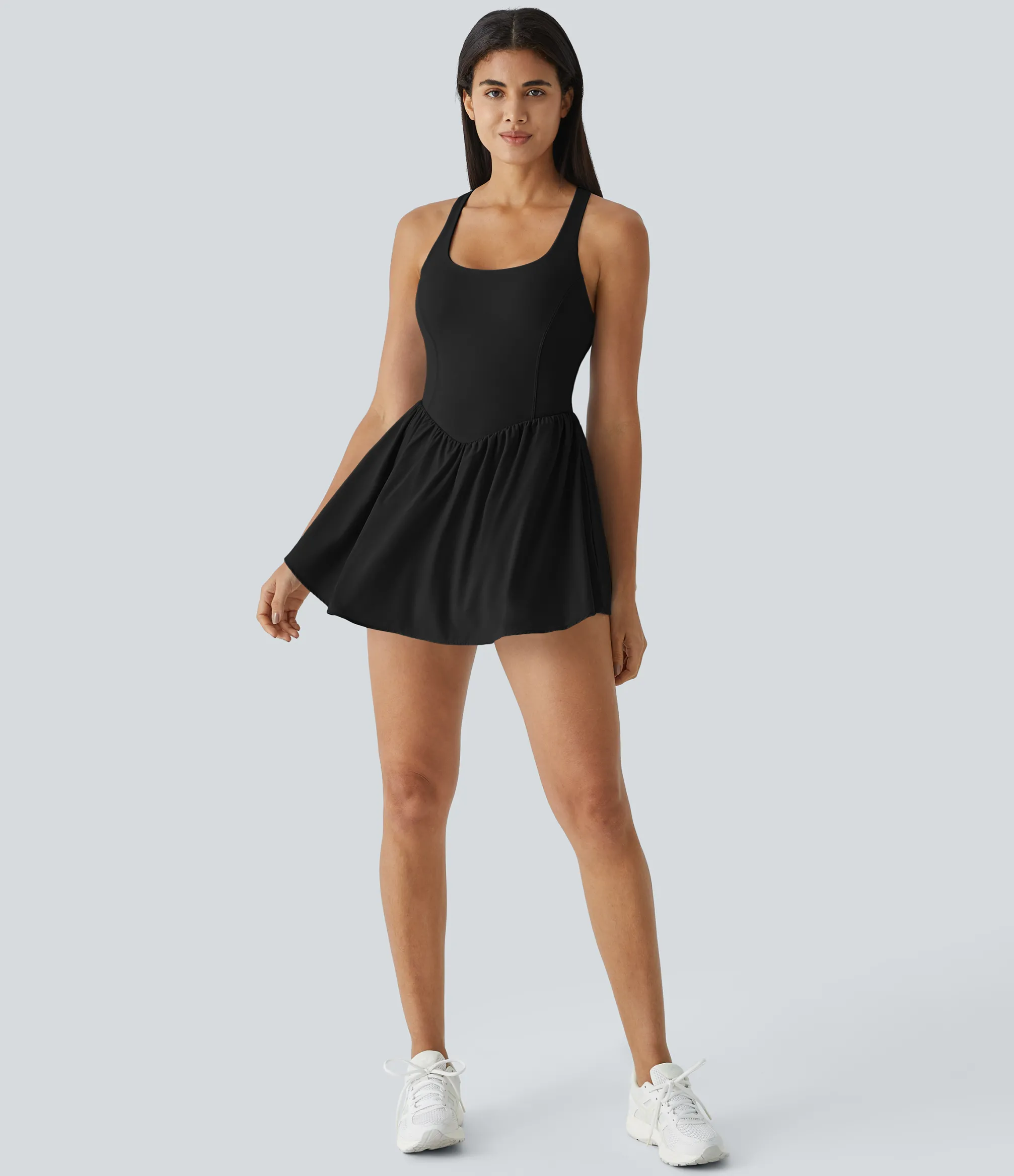 Flowy Dresses|Mini Dresses<HALARA Breezeful™ Corset 2-in-1 Pocket Mini Quick Dry Flowy Pickleball Active Dress