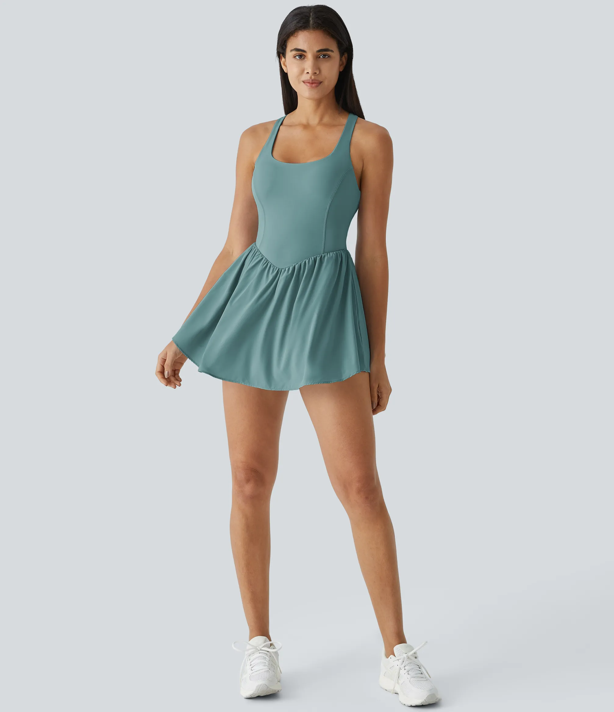 Flowy Dresses|Mini Dresses<HALARA Breezeful™ Corset 2-in-1 Pocket Mini Quick Dry Flowy Pickleball Active Dress