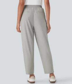 Pants|Flowy Pants<HALARA Breezeful™ High Waisted Tapered Quick Dry Travel Pants with Pockets