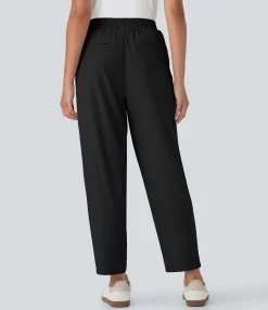 Pants|Flowy Pants<HALARA Breezeful™ High Waisted Tapered Quick Dry Travel Pants with Pockets