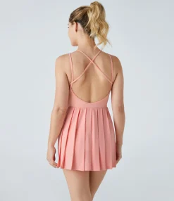 Dresses|Flowy Dresses<HALARA Breezeful™ Pleated 2-in-1 Pocket Quick Dry Mini Active Dress