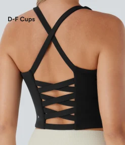 Tank Tops & Camis|Tank Tops<HALARA Cropped Yoga Tank Top-D/DD/DDD/F Cups