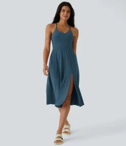 Maxi & Midi Dresses|Dresses<HALARA Everyday Midi Chill Dress-La Land