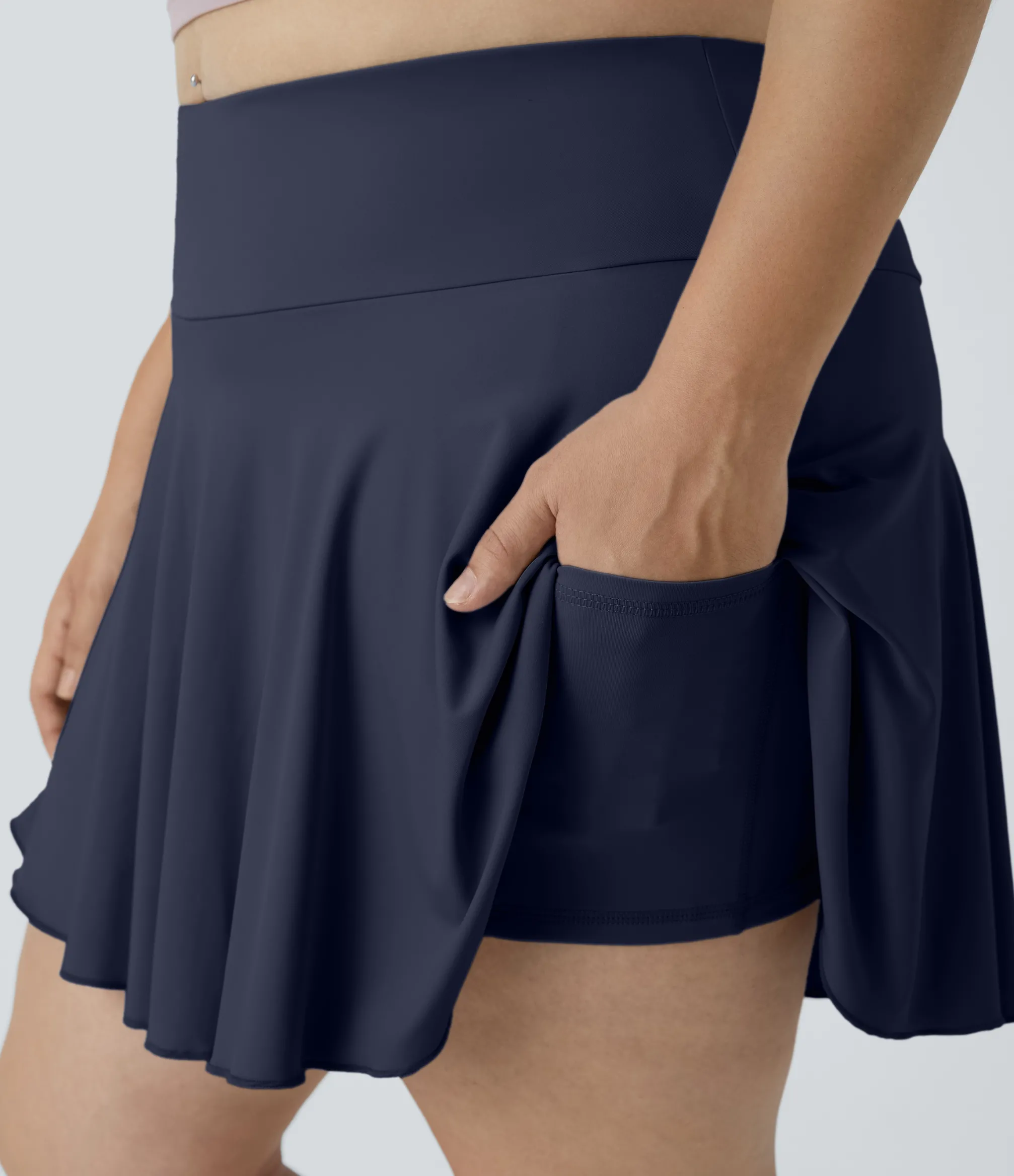 Plus Size<HALARA Everyday SoftlyZero™ Airy 2-in-1 Tennis Cool Touch Plus Size Skirt-Marvelous-UPF50+