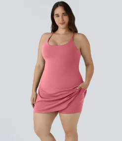 Plus Size<HALARA Everyday SoftlyZero™ Plush Plus Size Dress-Wannabe