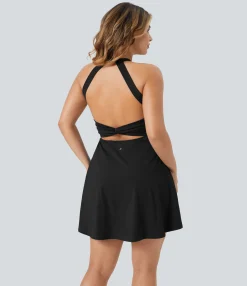 Plus Size<HALARA Flare Dance Plus Size Active Dress-Longer Length-Easy Peezy Edition