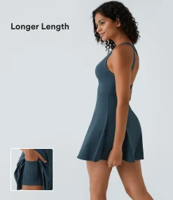 Mini Dresses|Active Dresses<HALARA Flare Mini Dance Active Dress-Longer Length