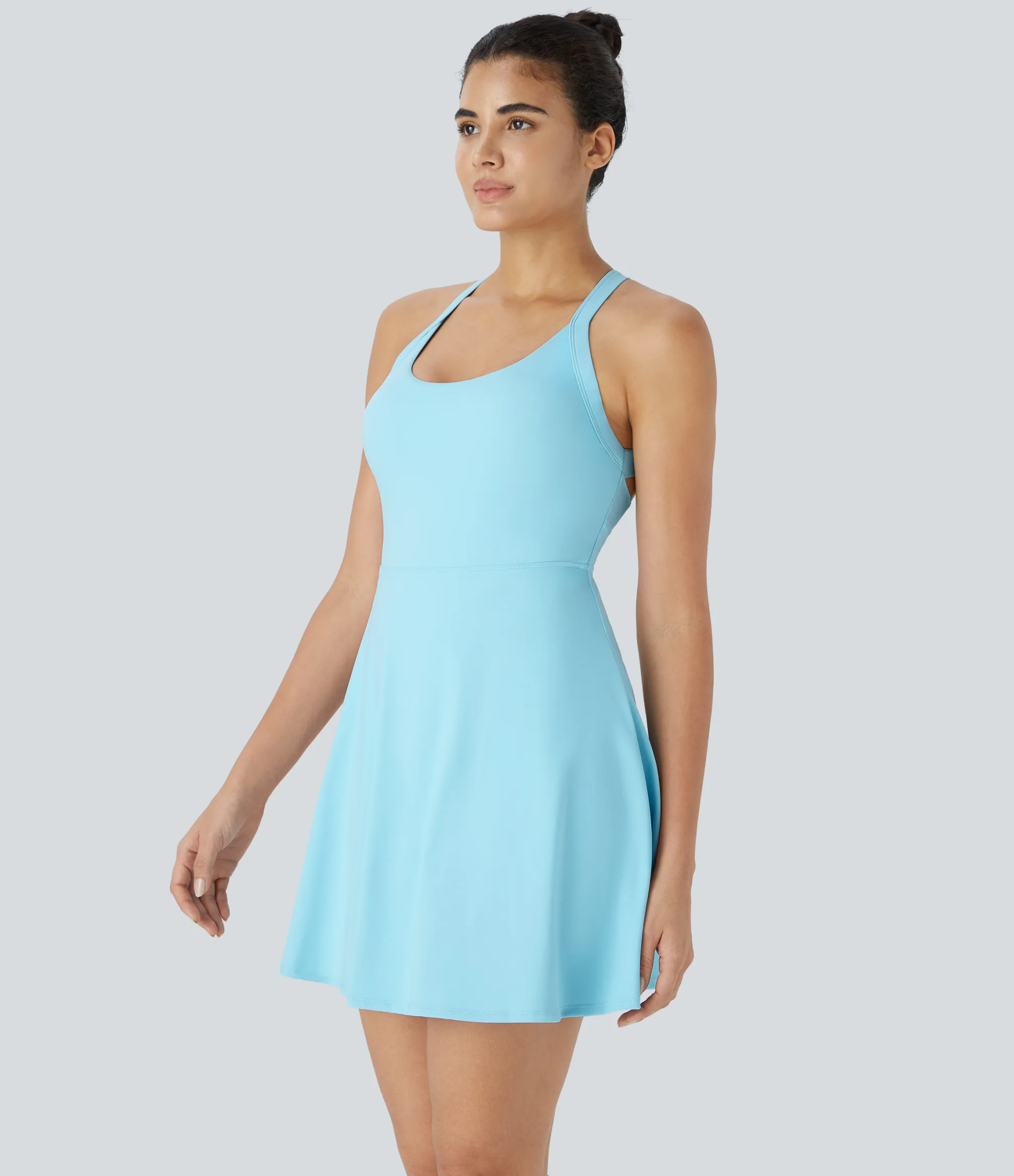 Mini Dresses|Active Dresses<HALARA Flare Mini Dance Active Dress-Longer Length