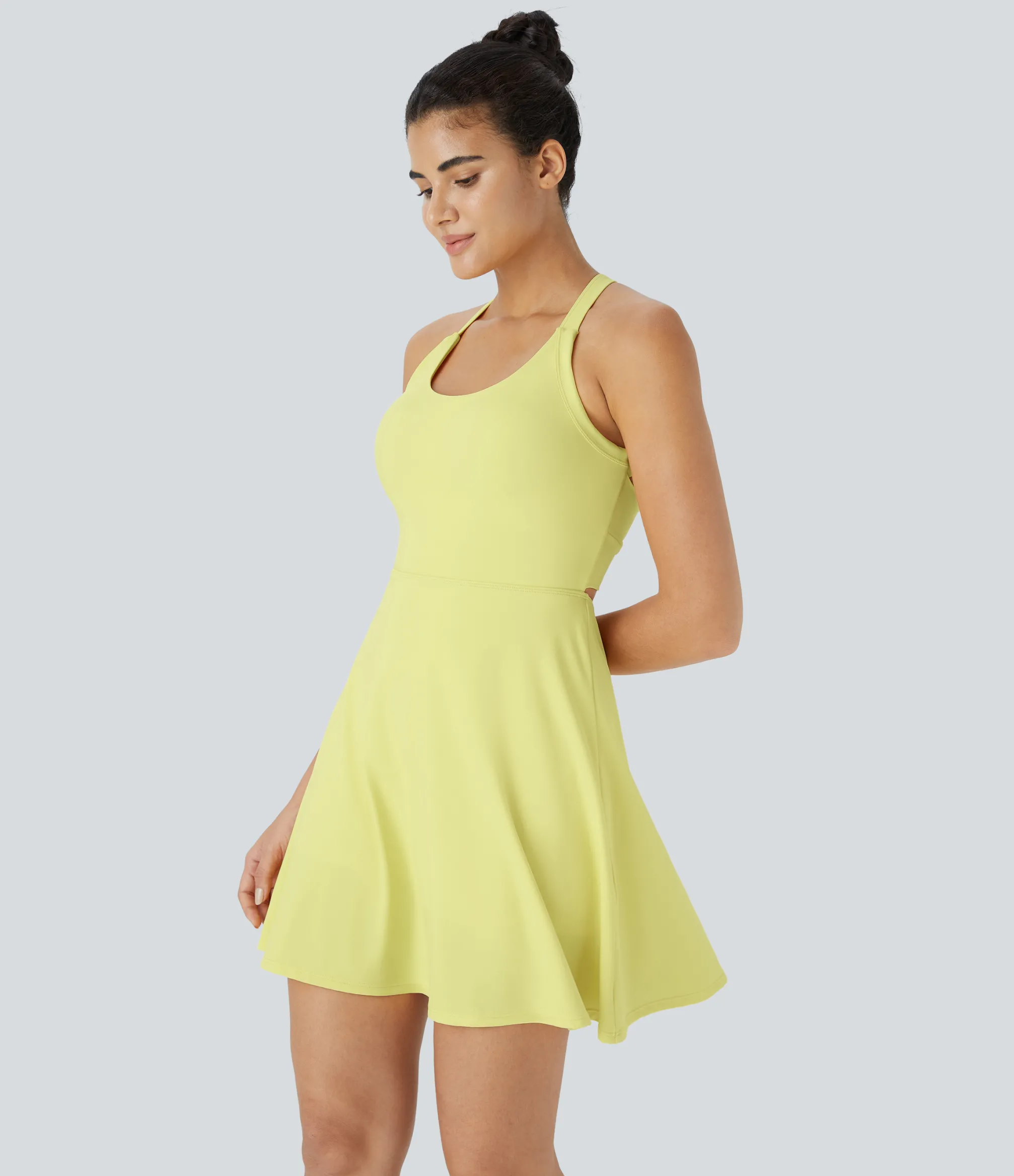Mini Dresses|Active Dresses<HALARA Flare Mini Dance Active Dress-Longer Length