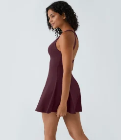 Mini Dresses|Active Dresses<HALARA Flare Mini Dance Active Dress-Longer Length