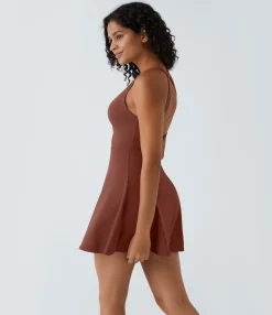 Mini Dresses|Active Dresses<HALARA Flare Mini Dance Active Dress-Longer Length
