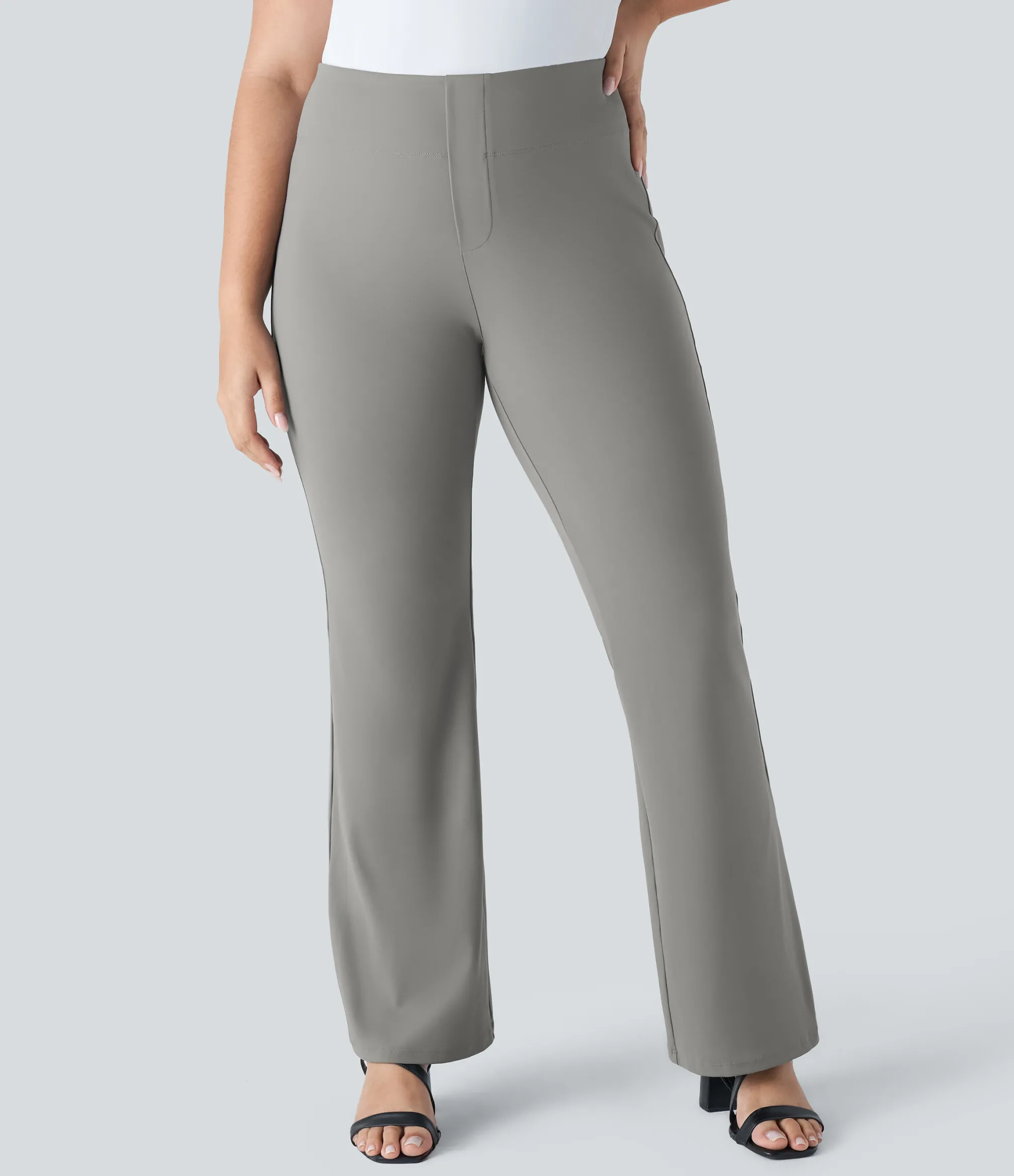 Halara Flex™ Pant|Plus Size<HALARA Flex™ High Waisted Pocket Work Plus Size Pants