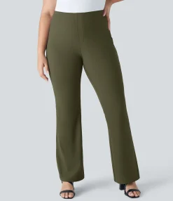 Halara Flex™ Pant|Plus Size<HALARA Flex™ High Waisted Pocket Work Plus Size Pants