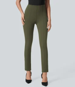 High-Waisted Pants|Halara Flex™ Pant<HALARA Flex™ High Waisted Tummy Control Adjustable Hem Work 7/8 Pants