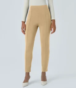 High-Waisted Pants|Halara Flex™ Pant<HALARA Flex™ High Waisted Pocket Slim Work Pants