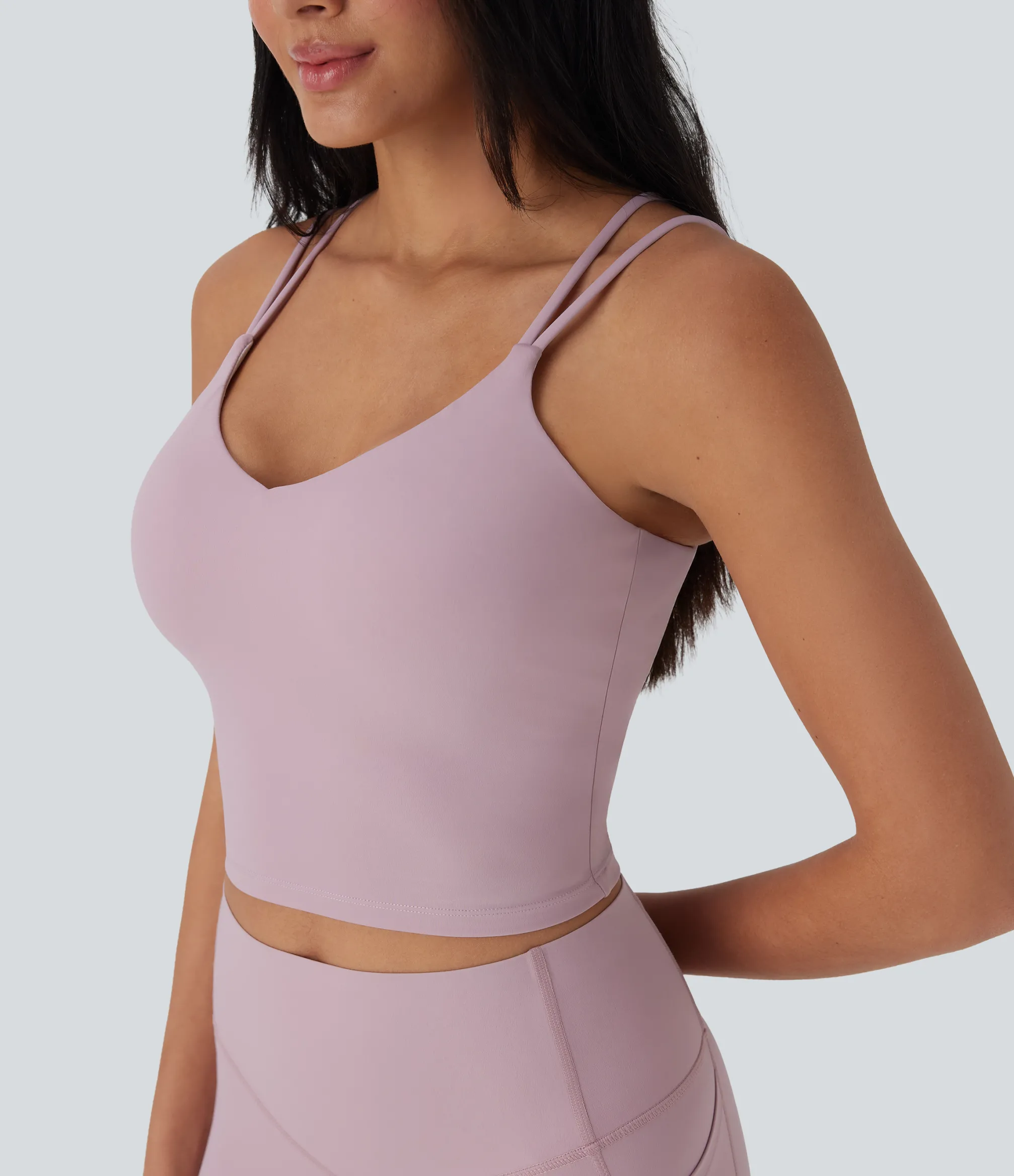 Tank Tops & Camis|Tank Tops<HALARA UltraSculpt™ Cool Quick Dry Cropped Yoga Tank Top-UPF50+