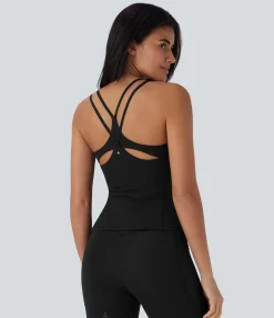 Tank Tops & Camis|Tank Tops<HALARA UltraSculpt™ Cool Quick Dry Molded Cups Yoga Cami Top-UPF50+