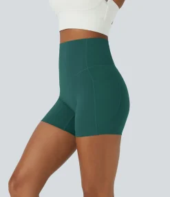 5'' Shorts|Active Shorts<HALARA UltraSculpt™ SoCinched High Waisted Tummy Control Side Pocket Shaping Training Biker Shorts 5''