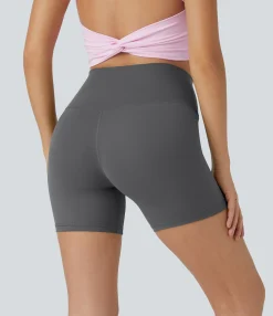 Active Shorts|Bikers<HALARA High Waisted Biker Shorts