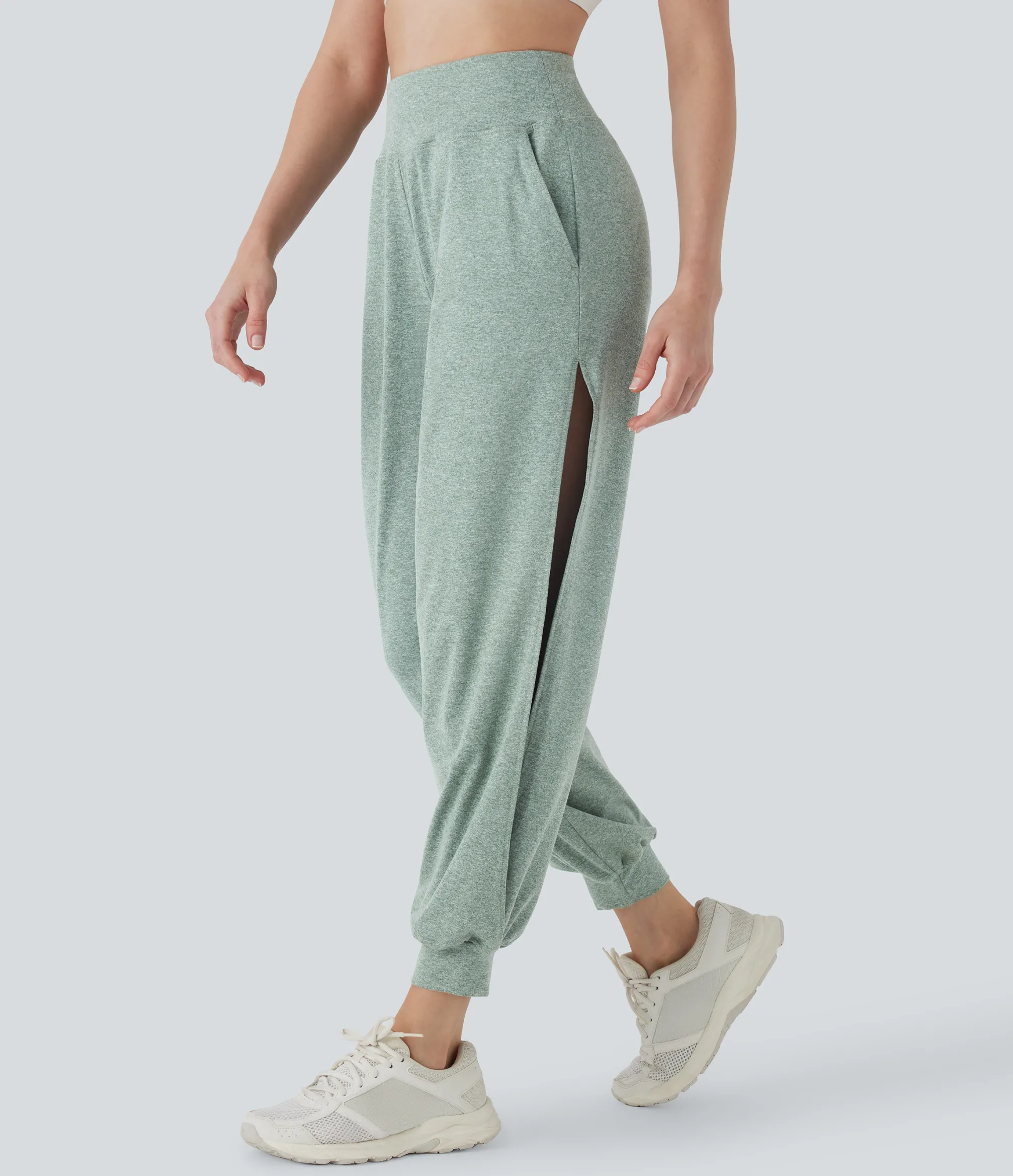 Pants|Joggers<HALARA High Waisted Cut Out Casual Joggers with Pockets