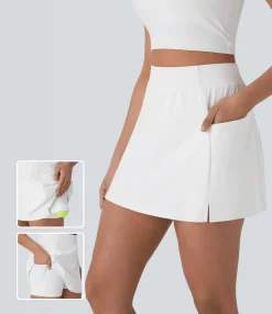 Mini Skirts|Active Skirts<HALARA High Waisted 2-in-1 Mini Tennis Skirt with Pockets