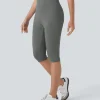 High-Waisted Pants|Pants<HALARA High Waisted Pocket Pedal Pusher Casual Pants