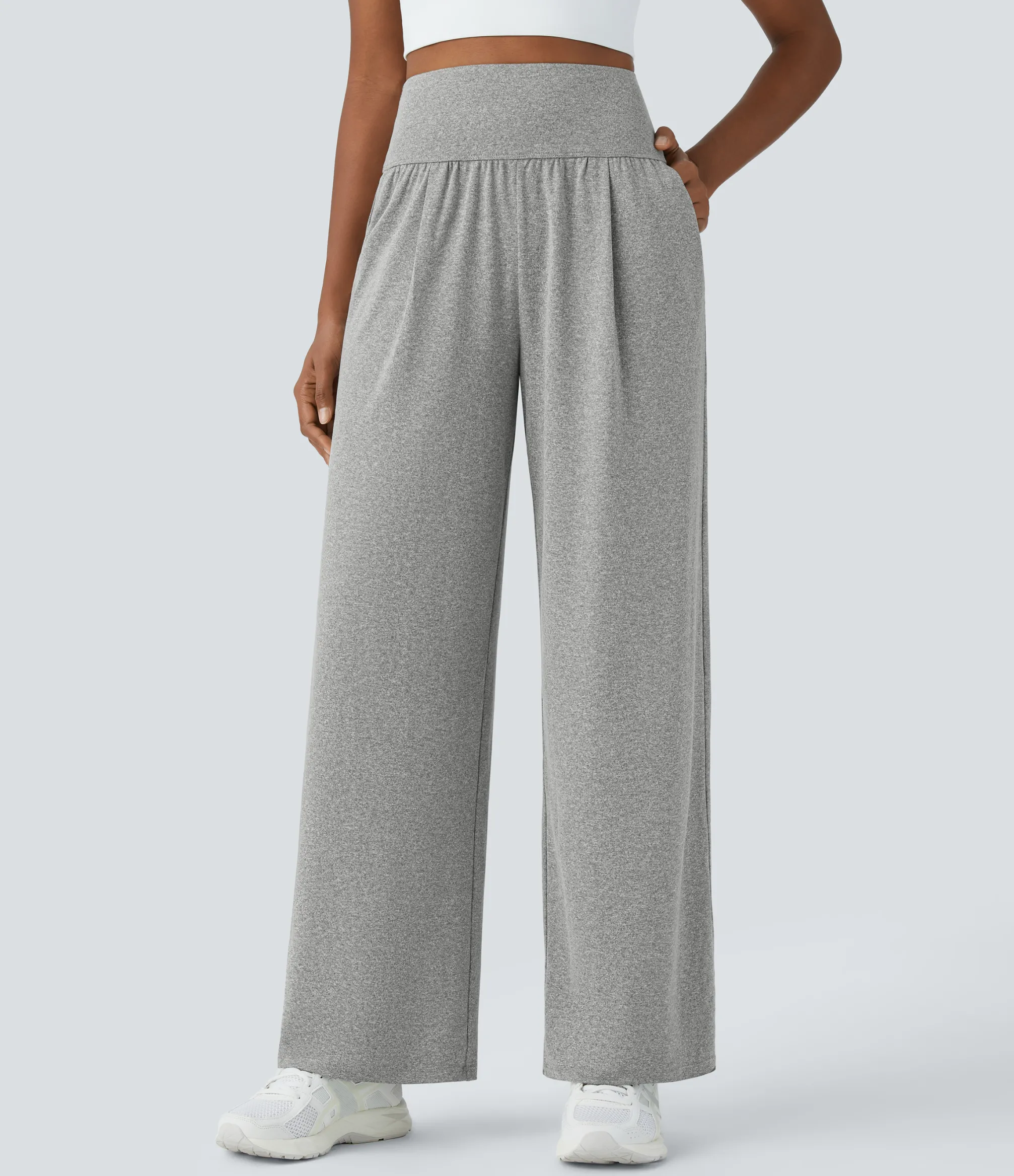 High-Waisted Pants|Pants<HALARA High Waisted Pocket Straight Leg Yoga Pants