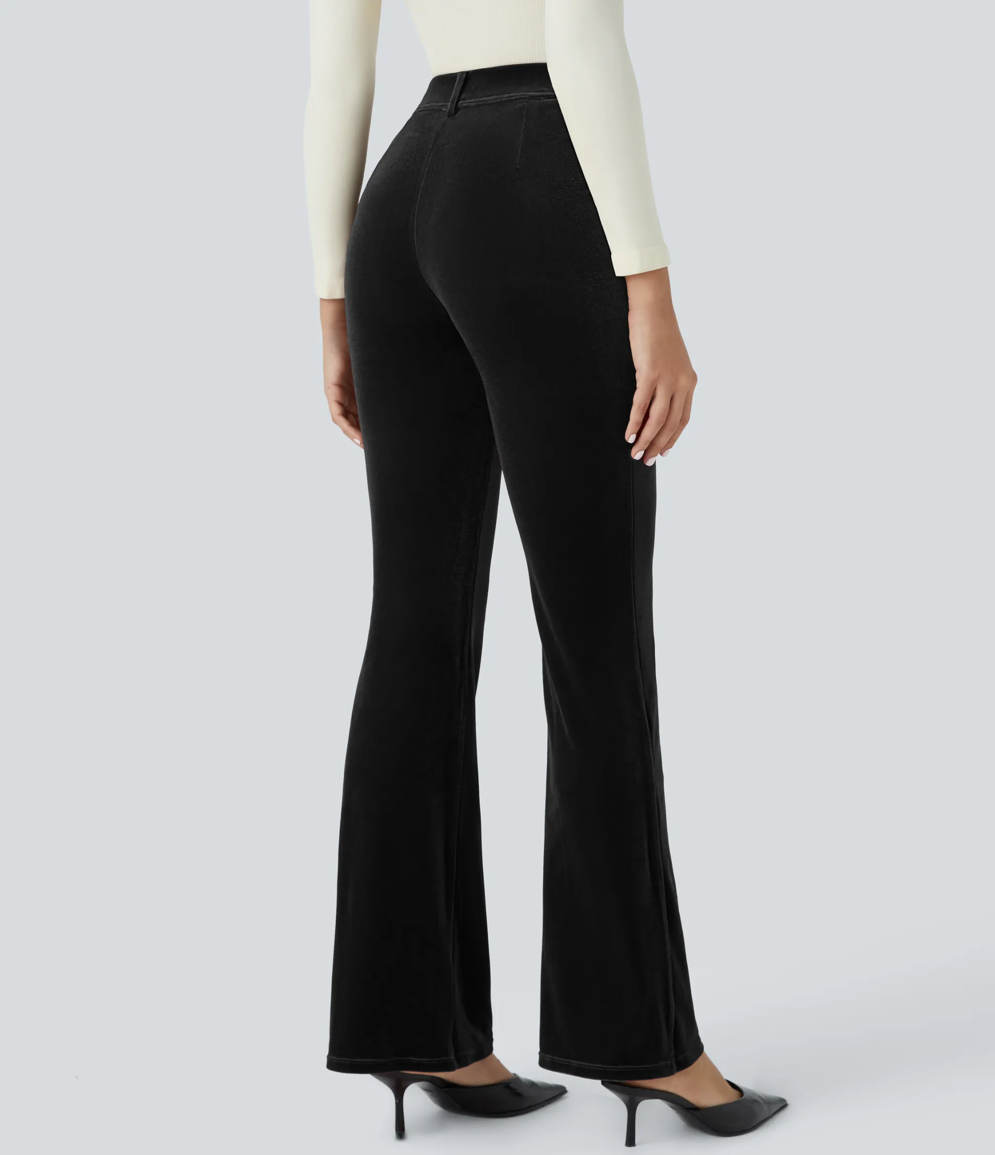 Pants|High-Waisted Pants<HALARA High Waisted Pocket Velvet Work Pants