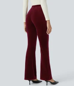 Pants|High-Waisted Pants<HALARA High Waisted Pocket Velvet Work Pants