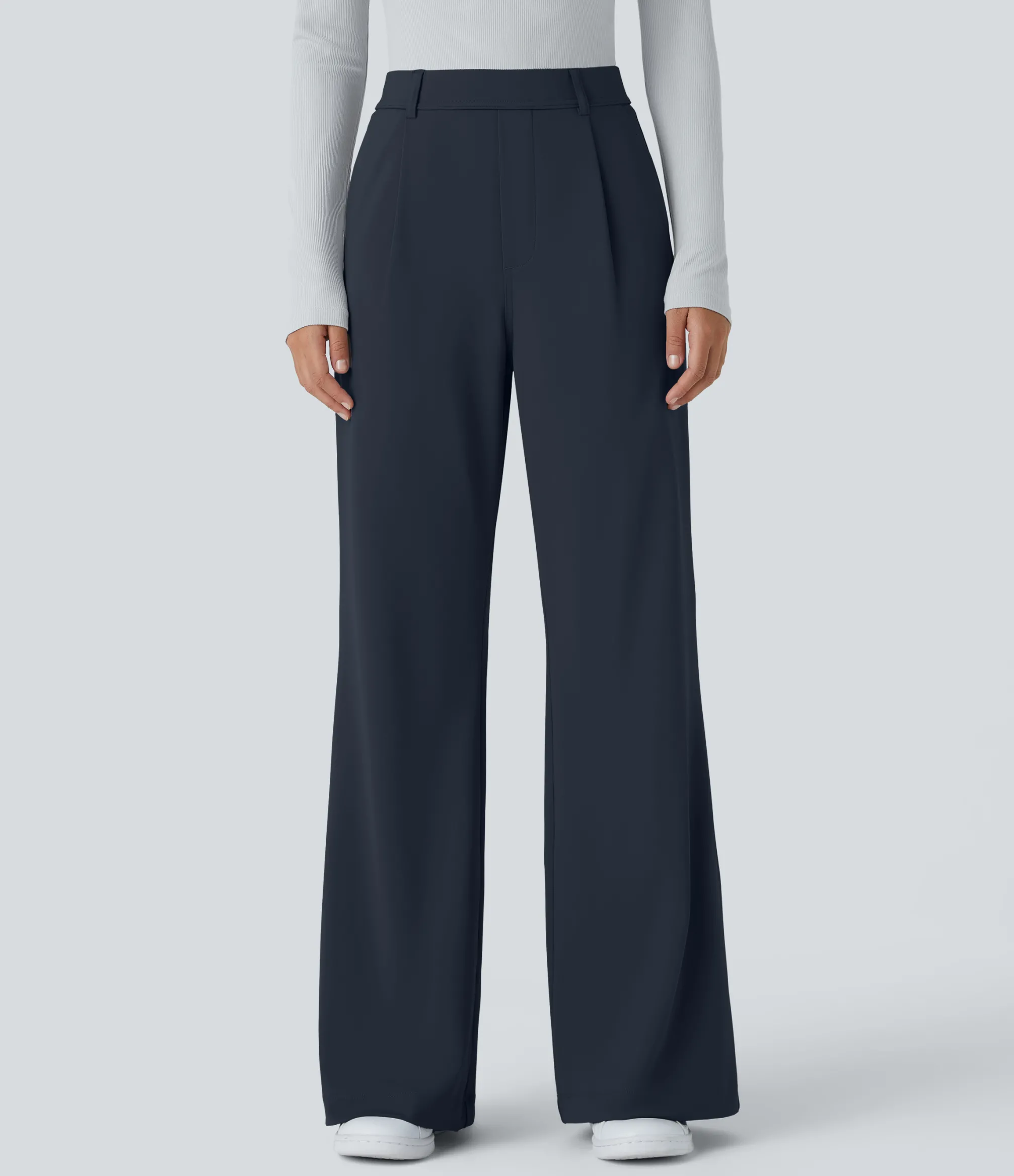 High-Waisted Pants|Flare Pants<HALARA High Waisted Pocket Work Flare Pants