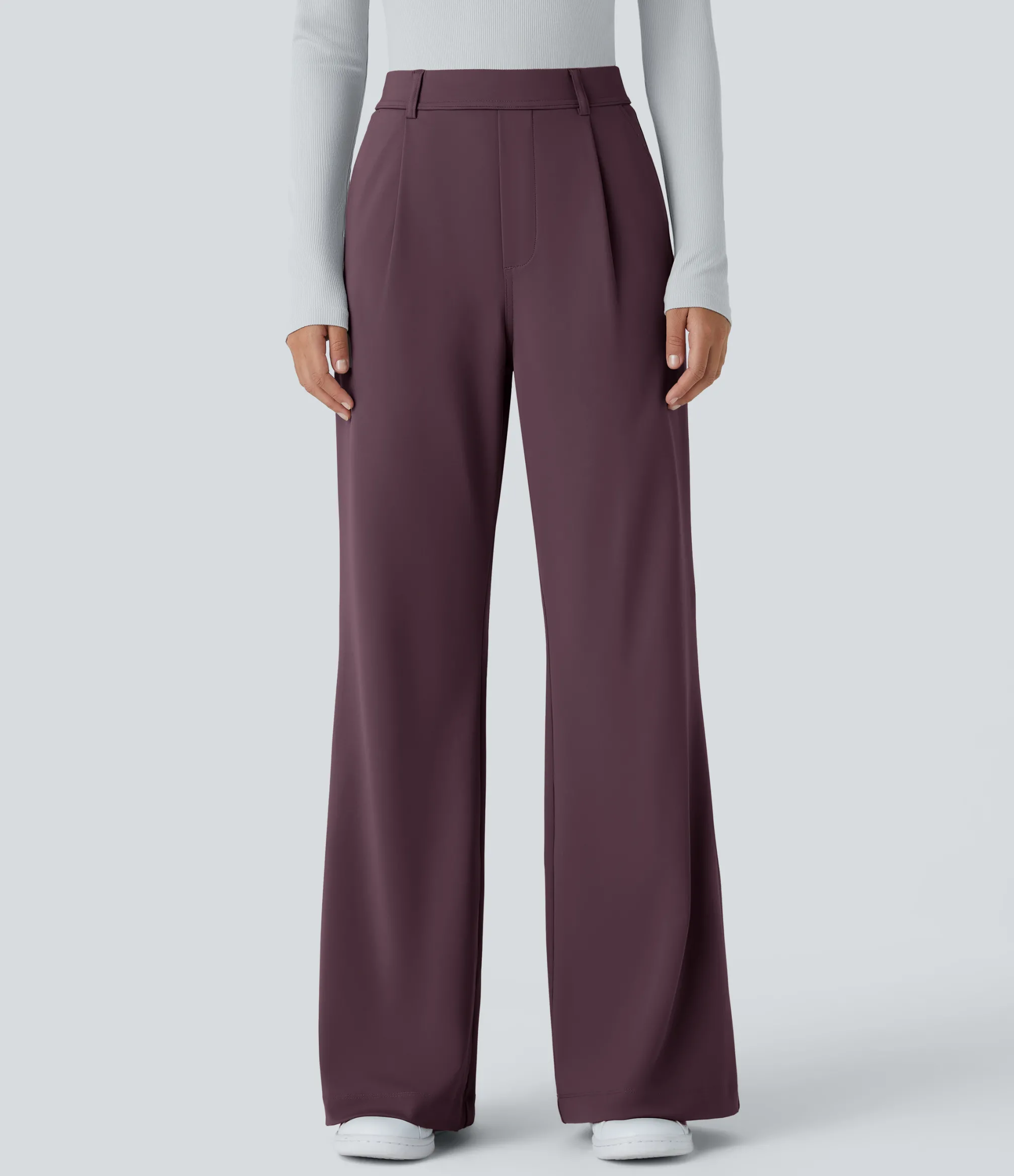 High-Waisted Pants|Flare Pants<HALARA High Waisted Pocket Work Flare Pants