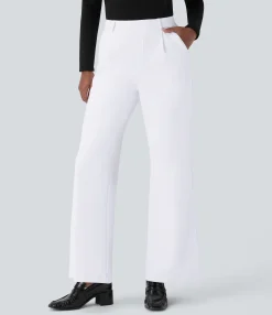 High-Waisted Pants|Flare Pants<HALARA High Waisted Pocket Work Flare Pants