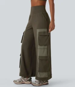 Cargo Pants|High-Waisted Pants<HALARA High Waisted Pockets Patchwork Yoga Cargo Pants
