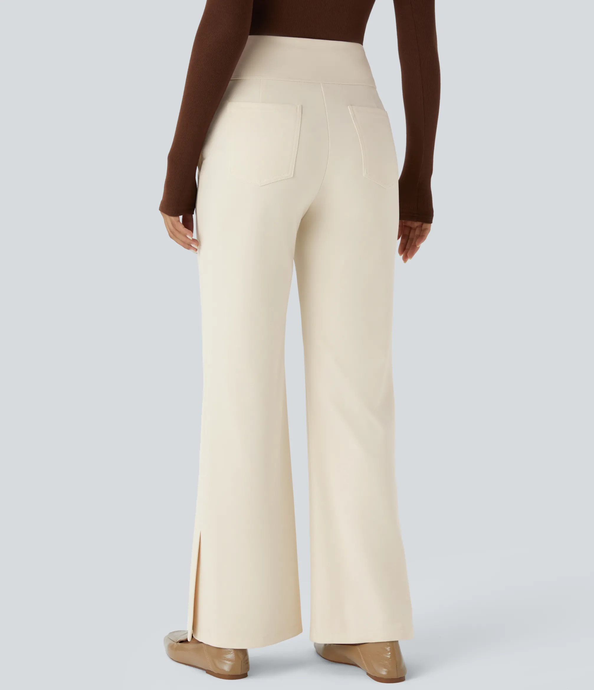 Pants|High-Waisted Pants<HALARA High Waisted Pockets Work Pants