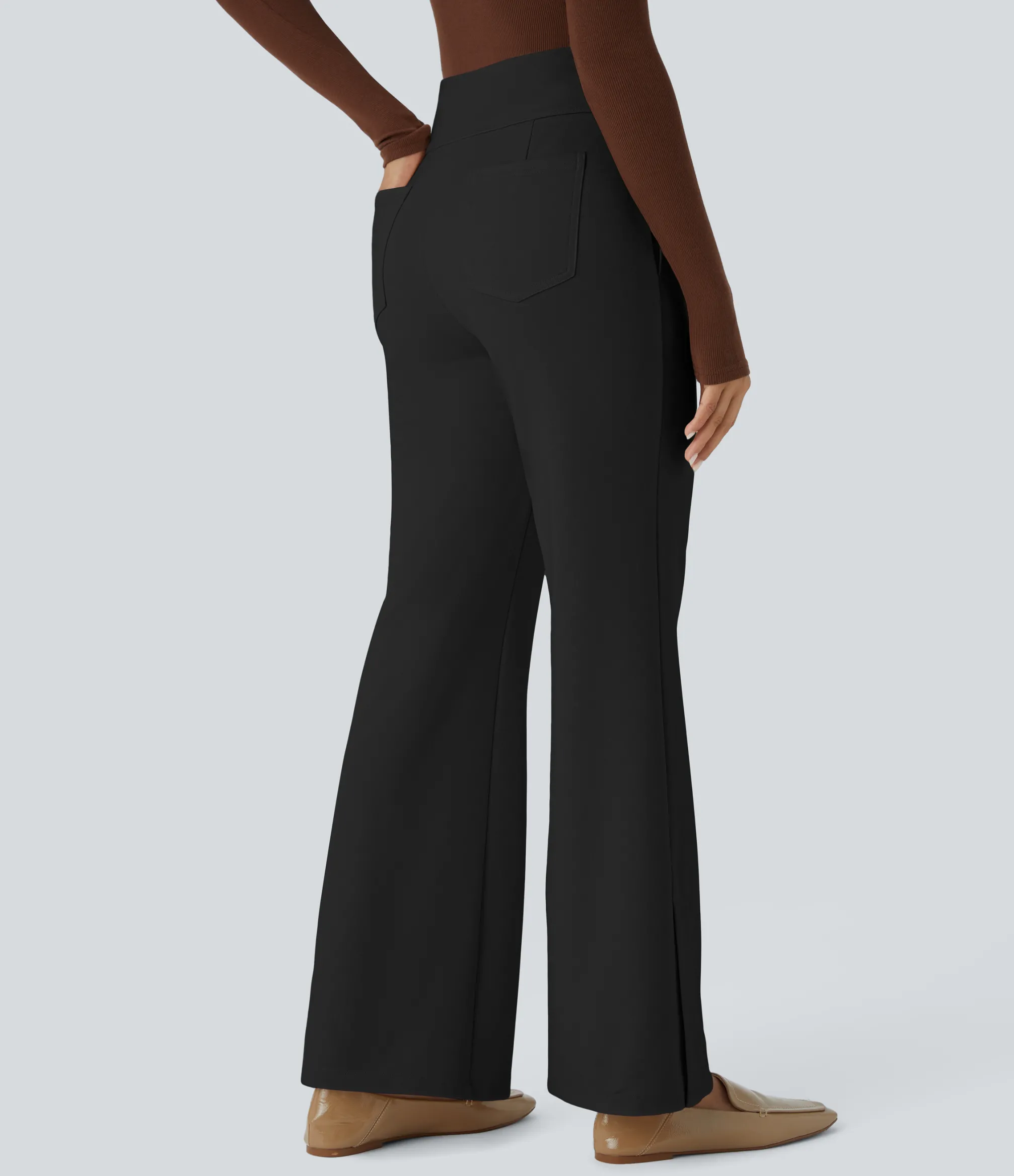 Pants|High-Waisted Pants<HALARA High Waisted Pockets Work Pants