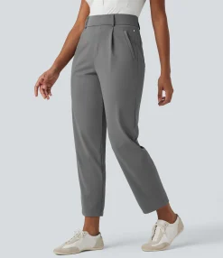 High-Waisted Pants|Pants<HALARA High Waisted Quick Dry Golf Pants with Pockets-Golf Tee-UPF40+