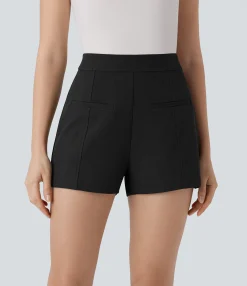 Shorts<HALARA High Waisted Side Work Shorts