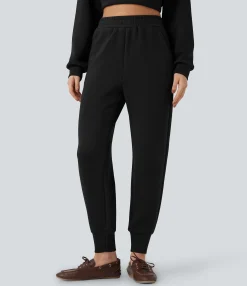 Pants|Joggers<HALARA High Waisted Tapered Casual Joggers with Pockets
