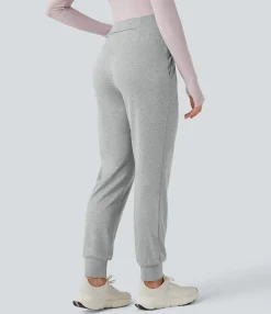 Joggers|Joggers<HALARA High Waisted Tapered Yoga Joggers with Pockets