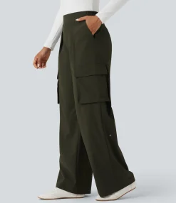 High-Waisted Pants|Pants<HALARA High Waisted Wide Leg Travel Pants with Pockets