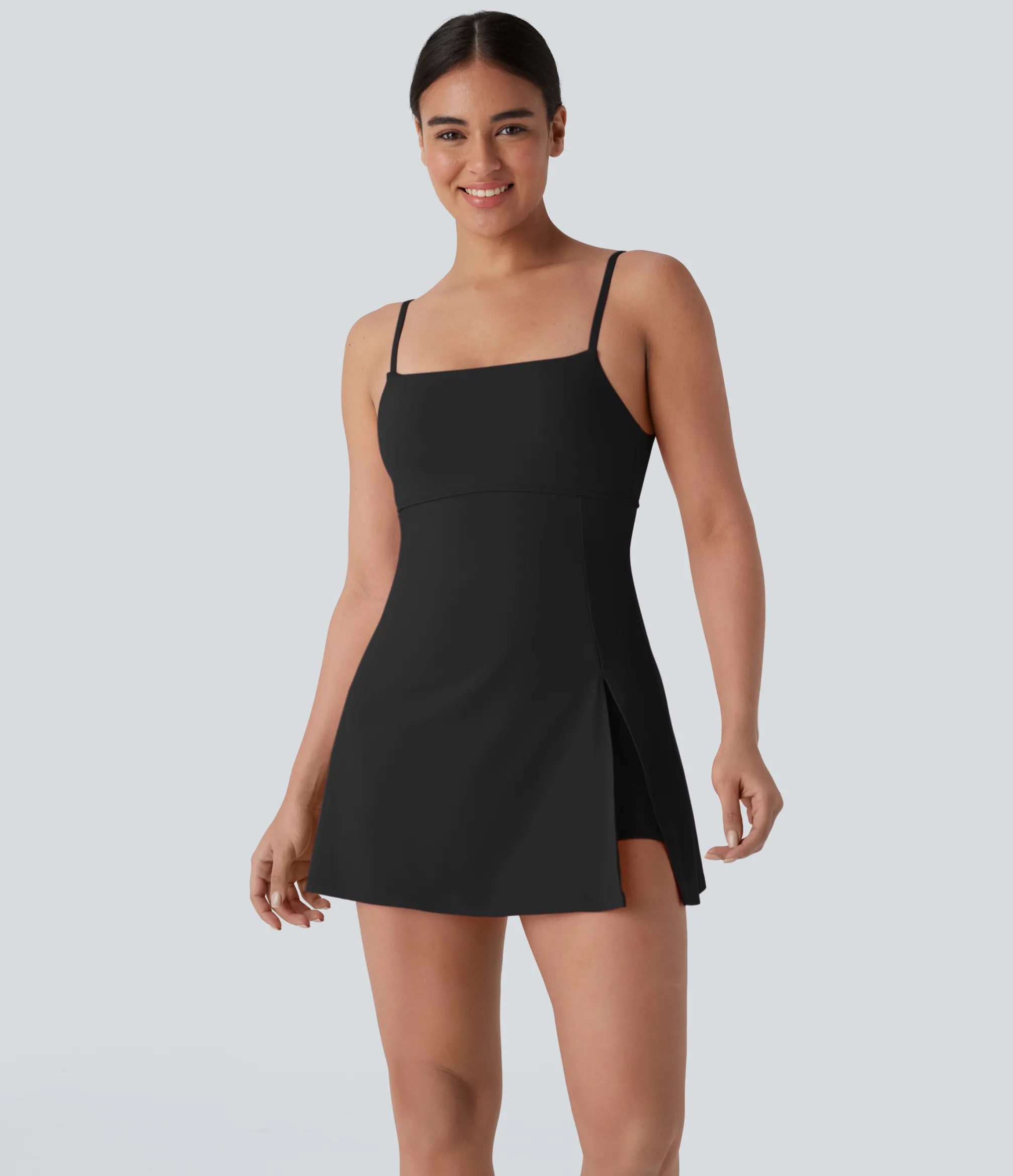 Mini Dresses|Active Dresses<HALARA 2-in-1 Pocket Mini Pickleball Active Slip Dress