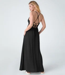 Maxi & Midi Dresses|Dresses<HALARA Lace Up Pocket Flowy Maxi Slip Dress