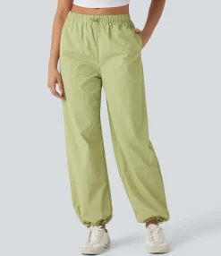 Pants|Joggers<HALARA Low Rise Cinchable Hem Yoga Joggers with Pockets