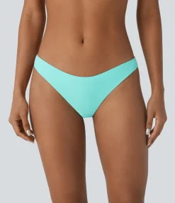 Beachwear<HALARA Low Rise Solid Bikini Bottom Swimsuit