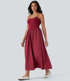 Dresses|Maxi & Midi Dresses<HALARA Maxi Casual Slip Dress with Pockets