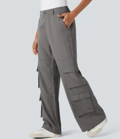 Pants|Cargo Pants<HALARA Mid Rise Casual Cargo Pants with Pockets